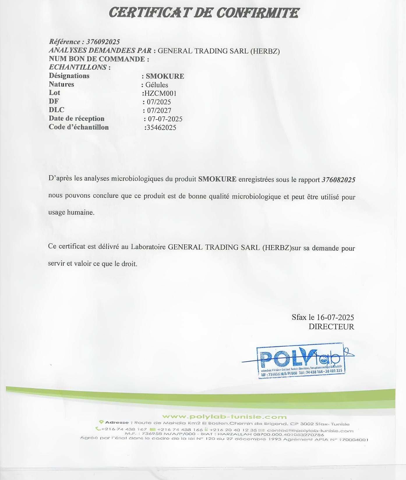 SMOKURE Stop Tabac Addiction 40 Capsules