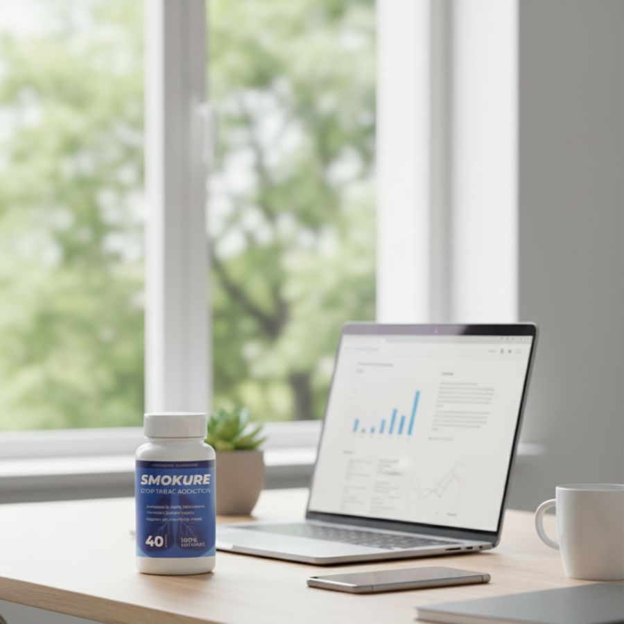 SMOKURE Stop Tabac Addiction 40 Capsules