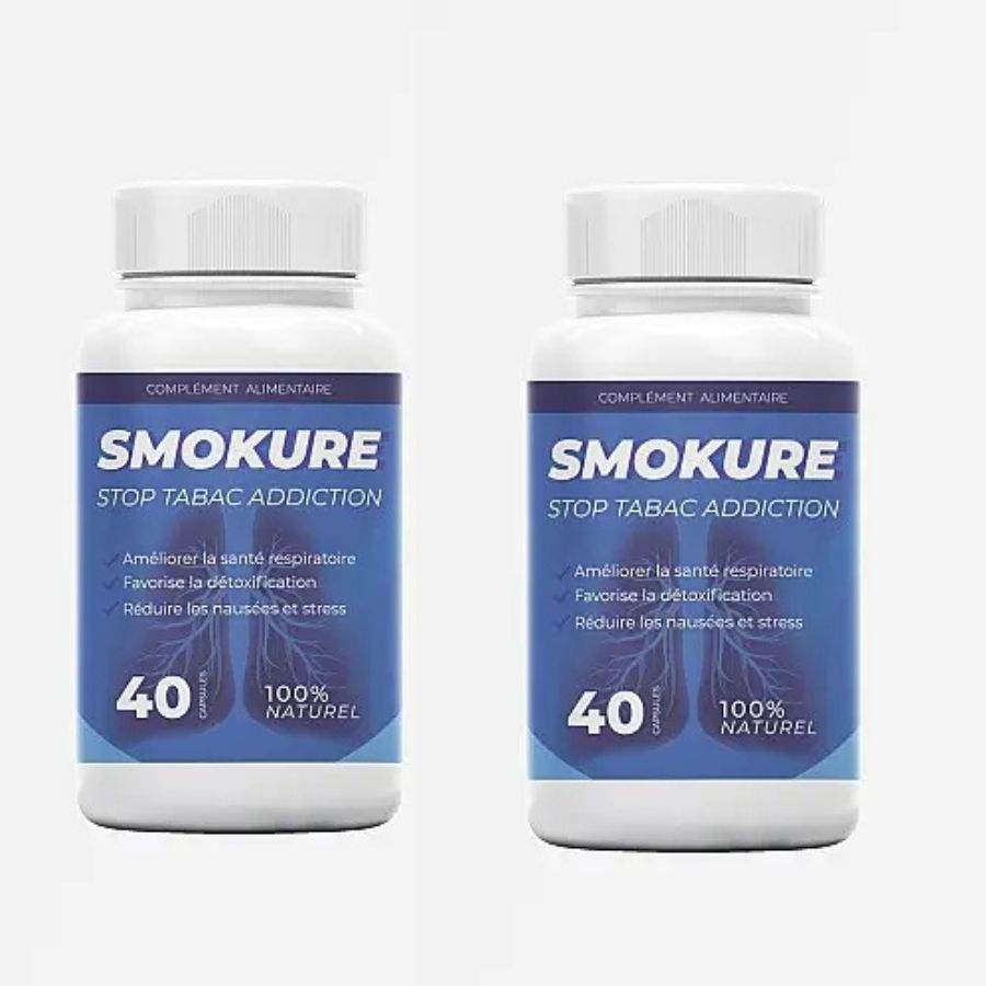 SMOKURE Stop Tabac Addiction 40 Capsules