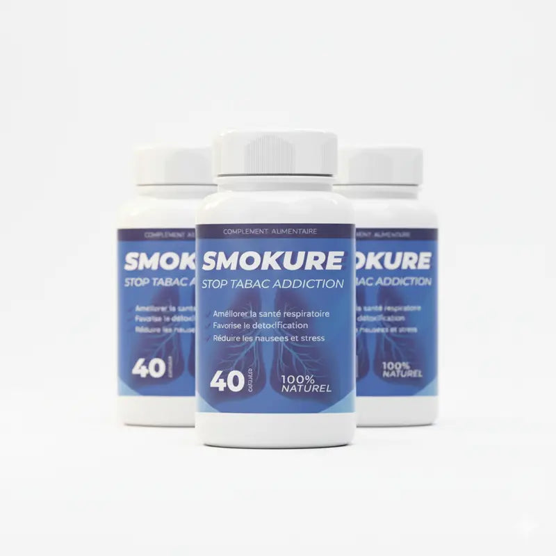 SMOKURE Stop Tabac Addiction 40 Capsules