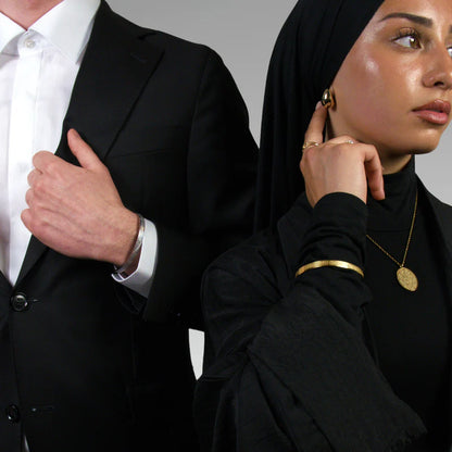 سوار آية الكرسي/  سوار عربي محفور بعبارات إسلامية